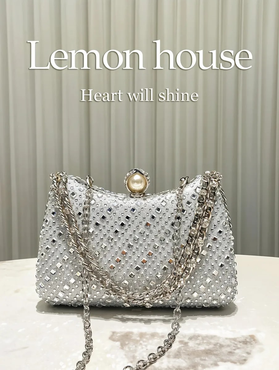 Bolso de Mano Glamour Strass - vista 1