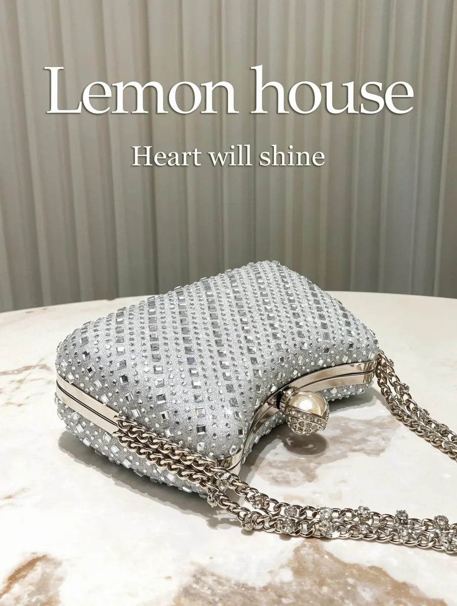 Bolso de Mano Glamour Strass - vista 5