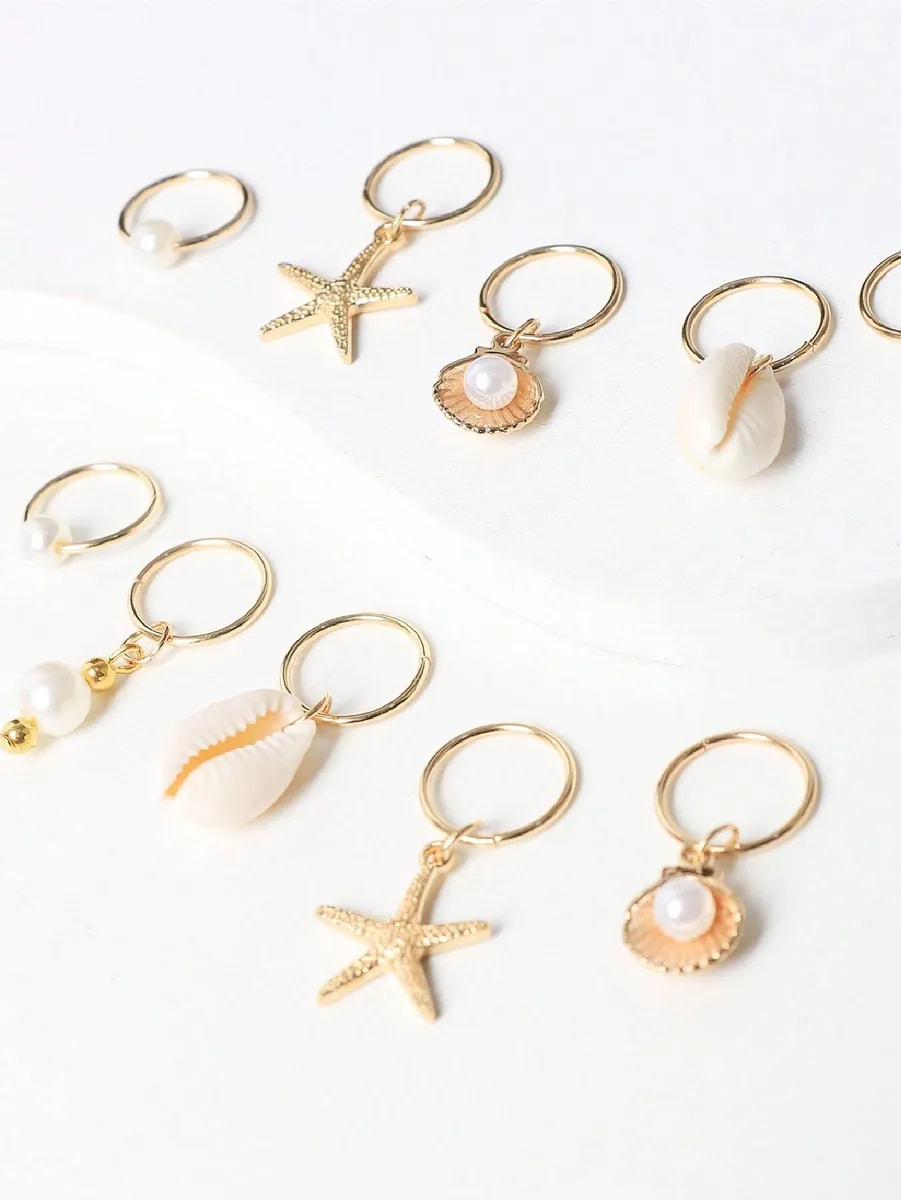 Set Anillos Cabello Mermaid Dreams - vista 3